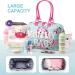 LitBear Hospital Bag for Labor and Delivery - Large Waterproof Mommy Bag - Multifunctional Overnight Bag for Women (Blue Floral) - Buy Online on GoSupps.com