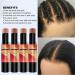 PASNOWFU Double-Head Lace Dyeing Stick for Lace Wigs - Medium Brown - Buy Online on GoSupps.com