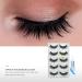 Lashes False Eyelashes Fluffy Russian Eyelash 5 Pairs Strip with Glue Volume Dramatic Fluffy Wispy Natural Eyelashes 3D Thick Long Fake Lashes - Buy Online on GoSupps.com