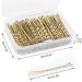 150 Blonde Bobby Pins Hair Clips with Storage Box - Women's Hair Styling Grips - Buy Online on GoSupps.com