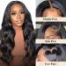 Fewosles Black Lace Front Wig for Women | Long Wavy 26 inch Synthetic Wig | 180% Density | Heat Resistant | Daily Party Wear - Buy Online on GoSupps.com