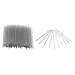Disposable Cuticle Pusher Double-Sided Cuticle Manicure Pedicure Stick Remove Dead Skin Nail Drilling for Nail Studio for Nail Techniques for Home Use (Black)