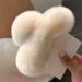 Fluffy Hair Clips 5.1 Inch Large Strong Hold Fuzzy Claw Clip for Thick Hair Nonslip Winter Half Bun Hairpins Hair Jaw Clips Beige Fluffy Hair Clip - Buy Online on GoSupps.com