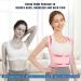 Buy Fit Geno Back Brace Posture Corrector for Women - Adjustable Full Back Support & Pain Relief for Scoliosis Hunchback Thoracic - Small Pink - Buy Online on GoSupps.com