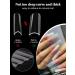 Ebanku 500 Pieces Extra Long Clear Nail Tips - C-Curve Free 10 Sizes with Case & 4 Nail Art Tools for Women & Girls - Perfect for Nail Studios - Buy Online on GoSupps.com
