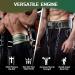 Manueklear DIP Belt for Men & Women - Double Layer Weight Lifting Belt with Chain & Carabiner | Olive Green Weight Belt for Bodybuilding & Strength Training - Buy Online on GoSupps.com