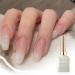 Milky White Jelly Gel Nail Polish Milky White UV Soak Off LED Gel Nail Polish 15ML Translucent Builder Gel For Nude Nails Jelly Gel Polish Varnish for French Manicure DIY(Milky White)