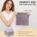 Sunland Microfiber Wash Cloths - Reusable Makeup Remover & Facial Cleaners | 6 Pack in Gray Dark Purple Dark Blue Green Light Purple Light Brown | Perfect for Eco-Friendly Skincare - Buy Online on GoSupps.com