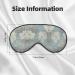 Buy Blue Grace Floral Soft Sleep Eye Mask | Breathable Eye Patch for Travel & Relaxation - Buy Online on GoSupps.com
