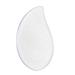 Joberio Glass File for Feet - Clear Foot File - Glass Foot File Pedicure Helper in-Shower Foot Scrubber Dead Skin Remover for Soft Feet Big Magatama