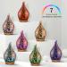 Porseme Gold-Plated Aroma Diffuser 280ml Hand-Blown Humidifier Ultrasound Cool Mist 7 Color-Changing LEDs Timer BPA-Free | Perfect for Apartments - Buy Online on GoSupps.com