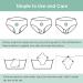 Wegreeco 6 Pcs Reusable Menstrual Pads - Ultra Absorbent Bamboo Fleece Cloth Pads for Period - Nonslip Panty Liners + Wet Bag - Mustard Yellow Grey Beige - Medium (Pack of 6) - Buy Online on GoSupps.com