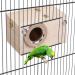 Tfwadmx Parakeet Nesting Box for Parrots - Wooden Breeding Nest for Lovebirds, Cockatoo, Budgie, Finch, Canary (9.8x5.1x5.1) - Buy Online on GoSupps.com