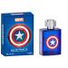 Marvel Captain America Fragrance for Men 3.4oz 100ml Eau de Toilette EDT Cologne Spray Made in Spain By Air Val International Captain America for Men EDT by Air Val International 3.4 Fl Oz (Pack of 1)