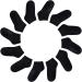 Cooraby 25 Pairs Kids' Low Cut Half Cushion Sport Ankle Socks - Black, 8-10 Years - Buy Online on GoSupps.com