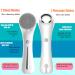 Electric Facial Cleansing Brush with Dual Back Face Massage - 5 Brush Heads for Deep Cleansing, Exfoliating, and Blackhead Removal - Buy Online on GoSupps.com