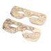100 Pcs Hydrating Eye Mask - Pre-Cut Floral Pattern for Skin Care | Eco-Friendly & Disposable Silk Eye Masks - Buy Online on GoSupps.com