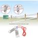 Buy 2-Part Polyethylene Band Fence Connector | Stainless Steel Clip for 20-40mm Width | Ideal for Pasture Fence Tape & Rope - Buy Online on GoSupps.com