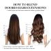DOORES 18 Dark Brown Wire Hair Extensions - 95g Remy Human Hair, Natural Straight Invisible Hairpiece - Buy Online on GoSupps.com