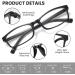Gaoye 6 Pack Blue Light Blocking Reading Glasses for Women Men - Magnifying Anti UV Eyeglasses with Leather Case (0.0X) - 6 Color Options - Buy Online on GoSupps.com