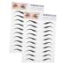 Ipetboom 6 Pcs 3d Eyebrow Stickers Cosmetology Kit Eye Brow Shaping Kit Artificial Eyebrow Women's Model Head ze001x3pcs Blackx3pcs