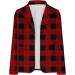 oelaio Women's Casual Lightweight Blazer Open Front Lapel Long Sleeve Jacket Suits Work Office Jackets Blazer for Daily/Work Red - Buy Online on GoSupps.com