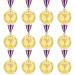 Caydo 12 Pieces Winner Awards Medals with Trophy Graphics for Competitions, Sport, Party for Child and Adults, 2 Inch