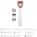 GESKE SmartAppGuided MicroNeedle Face Roller | 9 in 1 | Electric derma roller with rose quartz | Professional microneedling device | Needle roller | Beauty roller for face Starlight - Buy Online on GoSupps.com