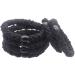 Shop Hollihi Large Hair Ties - 20 Elastic Ponytail Holders for Thick Hair Fashionable Braided Cords for Women & Girls - Black - Buy Online on GoSupps.com