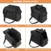 Happy Hachi Dog & Cat Carrier Bag - Portable Travel Bag for Small Pets with Shoulder Strap & Breathable Mesh - Ideal for Pets Up to 7 kg (Black) - Buy Online on GoSupps.com