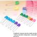 IDWT Baby Safety Pins Set - 12 Colorful Plastic Head Pins for DIY Crafts, Diapers, Jewelry Making, Laundry, and Blankets - Buy Online on GoSupps.com