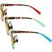 Eyekepper 3 Pack Round Blue Light Blocking Reading Glasses for Women - Stylish Amber Tinted +0.50 Strength Readers - Buy Online on GoSupps.com