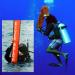 JZLiner DSMB 6ft Surface Marker Buoy + 100ft Finger Spool | Diver Below Signal Flag | Scuba Diving Equipment | Orange - Buy Online on GoSupps.com