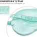 Mikinona 2 pi ces de Sommeil Soie Imit e Lot de Masques pour Yeux Occultant et pour Voyage Maison Noir Vert - Buy Online on GoSupps.com