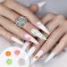 500-Piece Nail Charms Decorations - 3D Resin Manicure Accessories | Cute Flower & Heart Nail Art DIY - Buy Online on GoSupps.com