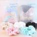 IVARYSS Black Satin Scrunchies for Women - 12 Pack Hair Accessories - Buy Online on GoSupps.com