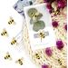 20 pcs Yellow Enamel Bee Charms Pendants - Rhinestone Embellishments for Halloween DIY Crafts - Buy Online on GoSupps.com