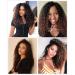 Gogo Curl 14 Inch 8 Packs Ombre Dark Brown Curly Crochet Hair for Black Women - Wavy Beach Curls Synthetic Braiding Extensions - Buy Online on GoSupps.com