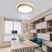 Wayluoung 18W LED Wood Ceiling Lamp 30cm - 4500K 1620LM | Stylish Lighting for Bedroom Living Room Kitchen & Dining Room - Buy Online on GoSupps.com