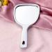 Lurrose Double Side Handheld Wall Hanging Makeup Mirror - 2X and 3X Magnification, Round Silver Mirror - Buy Online on GoSupps.com