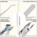 Professional Stainless Steel Toenail Clippers for Thick Nails - 4PCS Kit for Man & Seniors - Buy Online on GoSupps.com