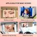 Rotating Lighted Makeup Mirror | LED Vanity Mirror for Car Visor | Dimmable Sunshade Mirror - Buy Online on GoSupps.com