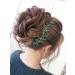 Denifery Emerald Green Wedding Hair Vine | Bridal Gold Headpiece & Jewelry - Buy Online on GoSupps.com