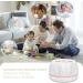 TAIGUCAT 300ML Wood Grain Aromatherapy Diffuser - 8 Hours Air Humidifier with Remote Control and 7 Colors LED Light - USB-C Power - Ideal for Room & Office - White Wood Grain - Buy Online on GoSupps.com