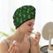 Buy Cute & Funny Cucumber Microfiber Hair Towel | Super Absorbent Coral Velvet Wrap for Long Thick Curly Hair - Quick Dry & Soft for Women - Buy Online on GoSupps.com