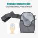Waterproof Lumbar Supports Ostomy Bag Covers - Colostomy Ileostomy Urostomy Pouch with Adjustable Belt - 31x18.5cm - Buy Online on GoSupps.com