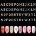 52Pcs Rhinetone Letters Nail Studs, Kalolary Gold Silver 3D Capital Rhinetone Nail Letter English Alphabet Stud Charm DIY Manicure Nails Jewelry Making Crafts Decoration for Women Girls