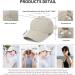 Adicloz Women's Ponytail Baseball Cap - Adjustable Summer Hat with Breathable Mesh for Running Golf & Camping - Khaki - Buy Online on GoSupps.com