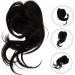 minkissy Wig Fake Hair High Temperature Wire Extension Brown Black 22x10cm As Shown - Buy Online on GoSupps.com