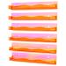 YMVV 15" Nail Polish Rack Wall Mounted Shelf,6 Pack Fluorescent Orange Acrylic Nail Polish Organizer Nail Supplies for Nail Techs,Great Display for Salons Retailers G-Orange